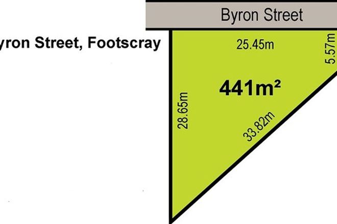 Picture of 1 Byron Street, FOOTSCRAY VIC 3011
