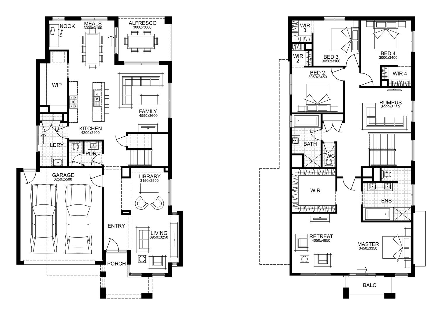 Fraser Rise VIC 3336 4 beds new home design for Sale, Build your new