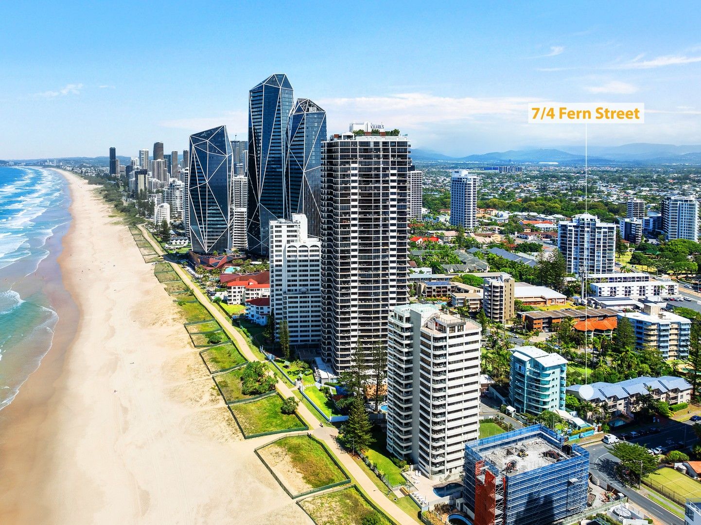 2 bedrooms Apartment / Unit / Flat in 7/4 Fern Street SURFERS PARADISE QLD, 4217