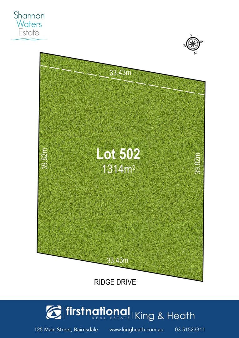 Lot 502, 1 Ridge Drive, Bairnsdale VIC 3875, Image 0