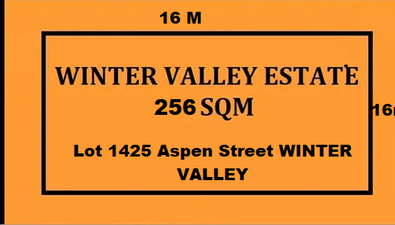 Picture of Lot1425 Aspen Street, WINTER VALLEY VIC 3358