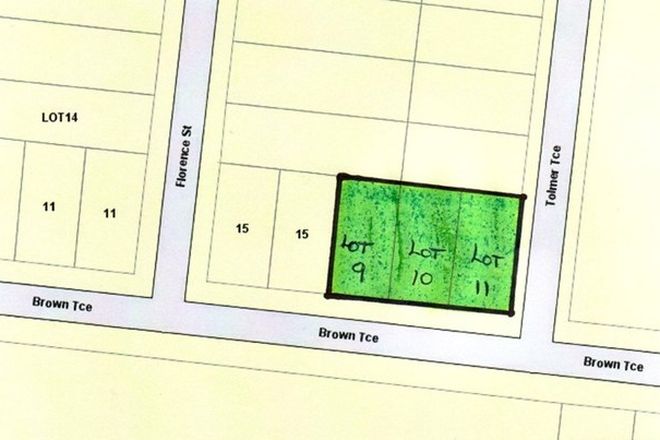 Picture of lot 9 10 11 Brown Terrace, BORDERTOWN SA 5268