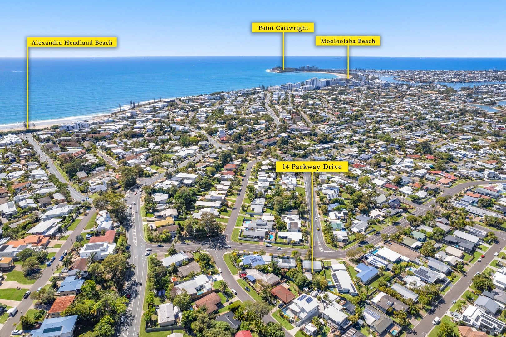 3 bedrooms House in 14 Parkway Drive MOOLOOLABA QLD, 4557
