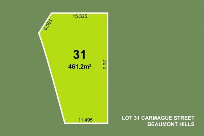 Picture of Lot 31 Carmague Street, BEAUMONT HILLS NSW 2155