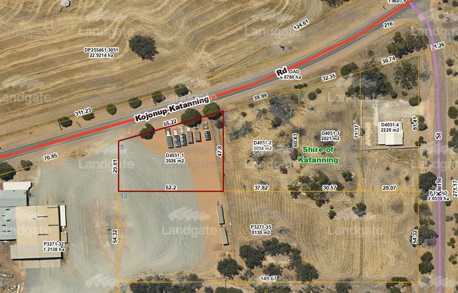 Vacant land in 8 Kojonup - Katanning Road, KATANNING WA, 6317