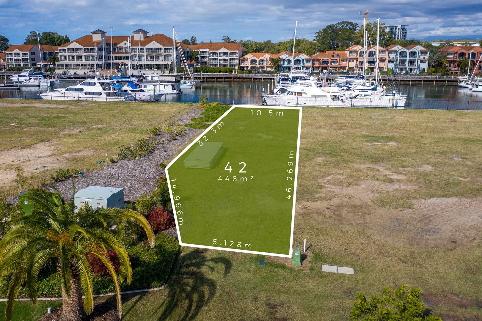 New land in Lot 42/8955 The Point Circuit, SANCTUARY COVE QLD, 4212