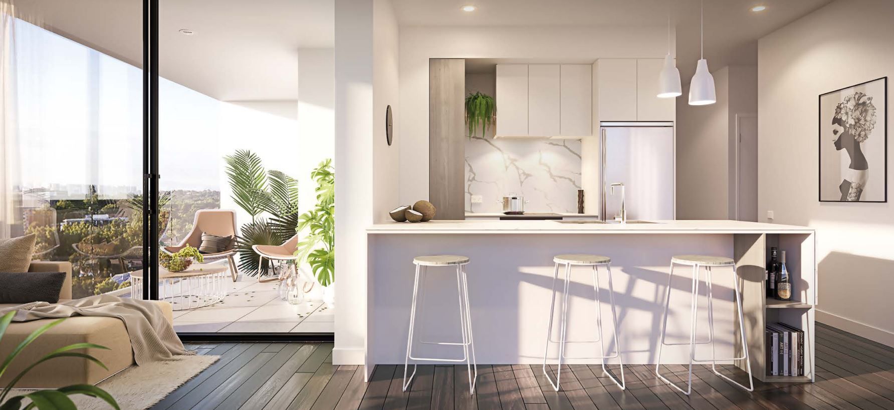 2 bedrooms New Apartments / Off the Plan in  CARNEGIE VIC, 3163