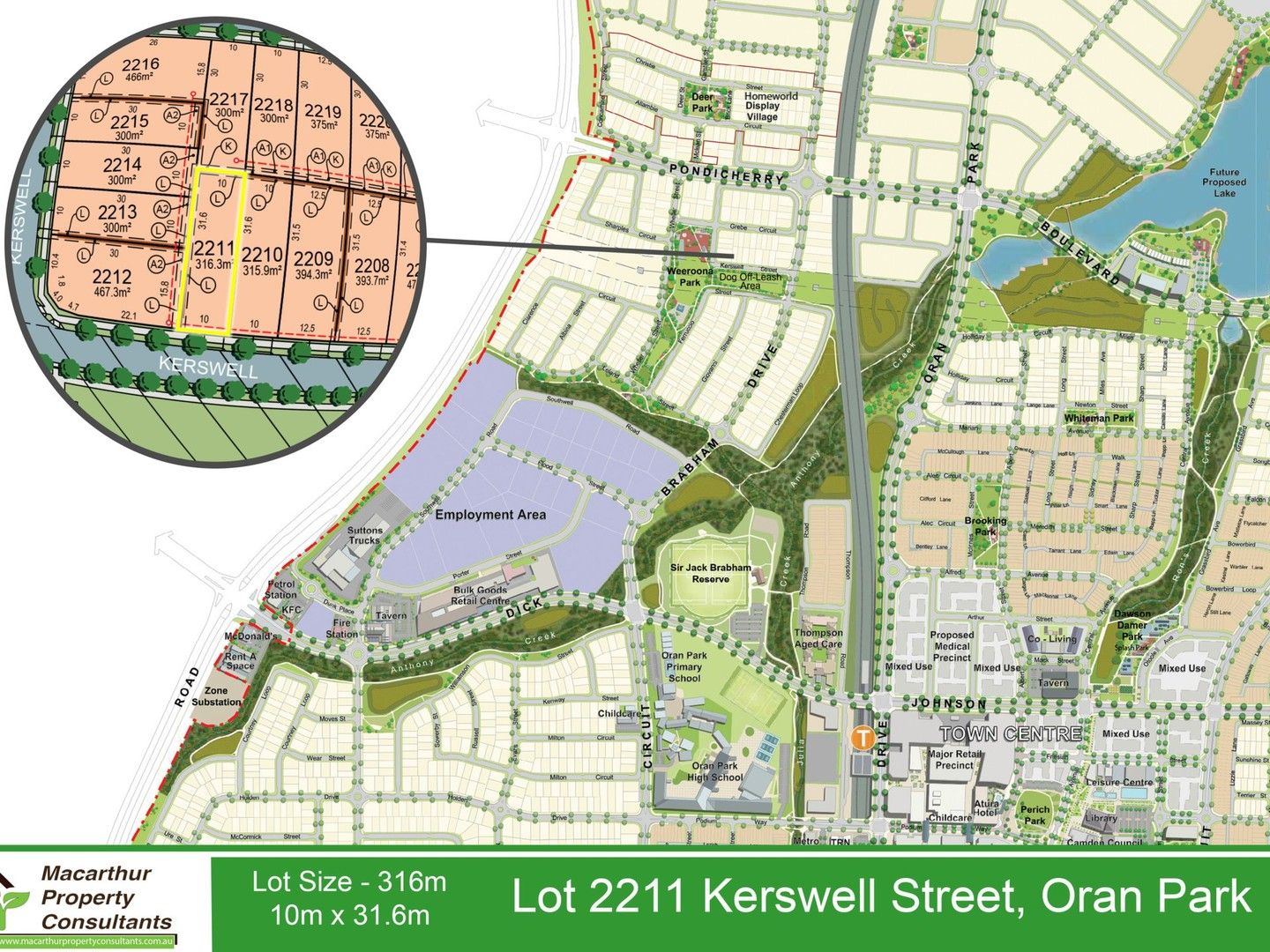 Lot 2211(option 1) Kerswell Street, Oran Park NSW 2570, Image 2