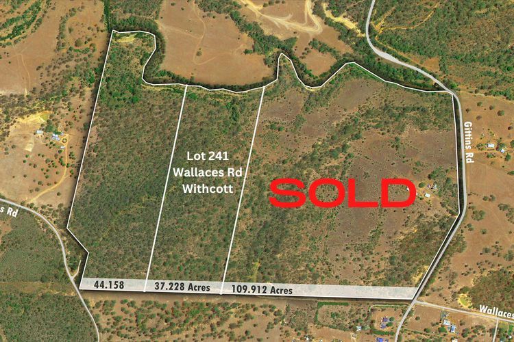 Vacant land in 241 Wallaces Road, WITHCOTT QLD, 4352