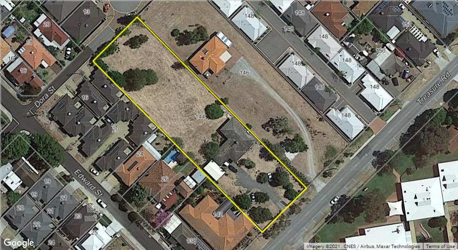 Vacant land in 144 Treasure Road, QUEENS PARK WA, 6107