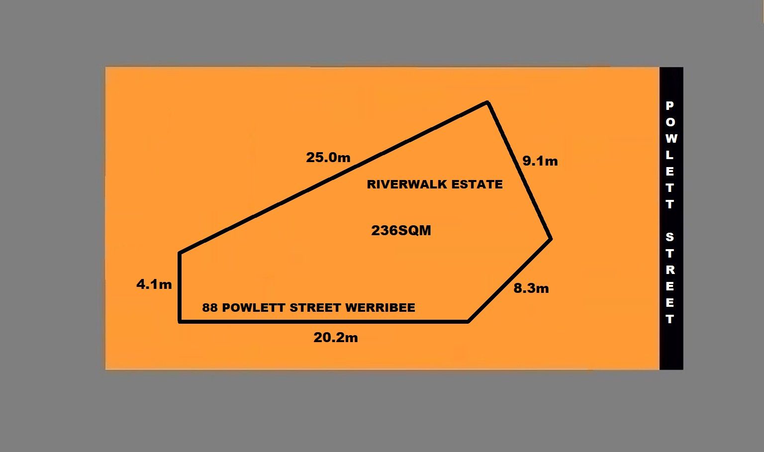 Vacant land in 88 Powlett St, WERRIBEE VIC, 3030