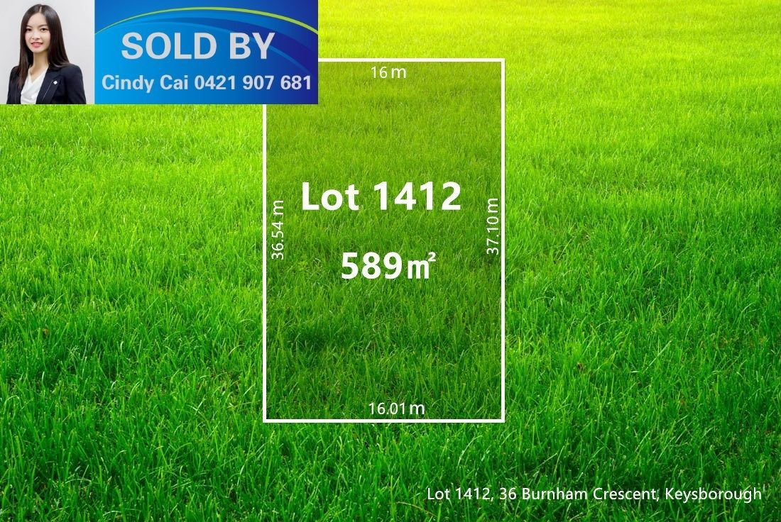 Lot 1412, 36 Burnham Crescent, Keysborough VIC 3173, Image 0