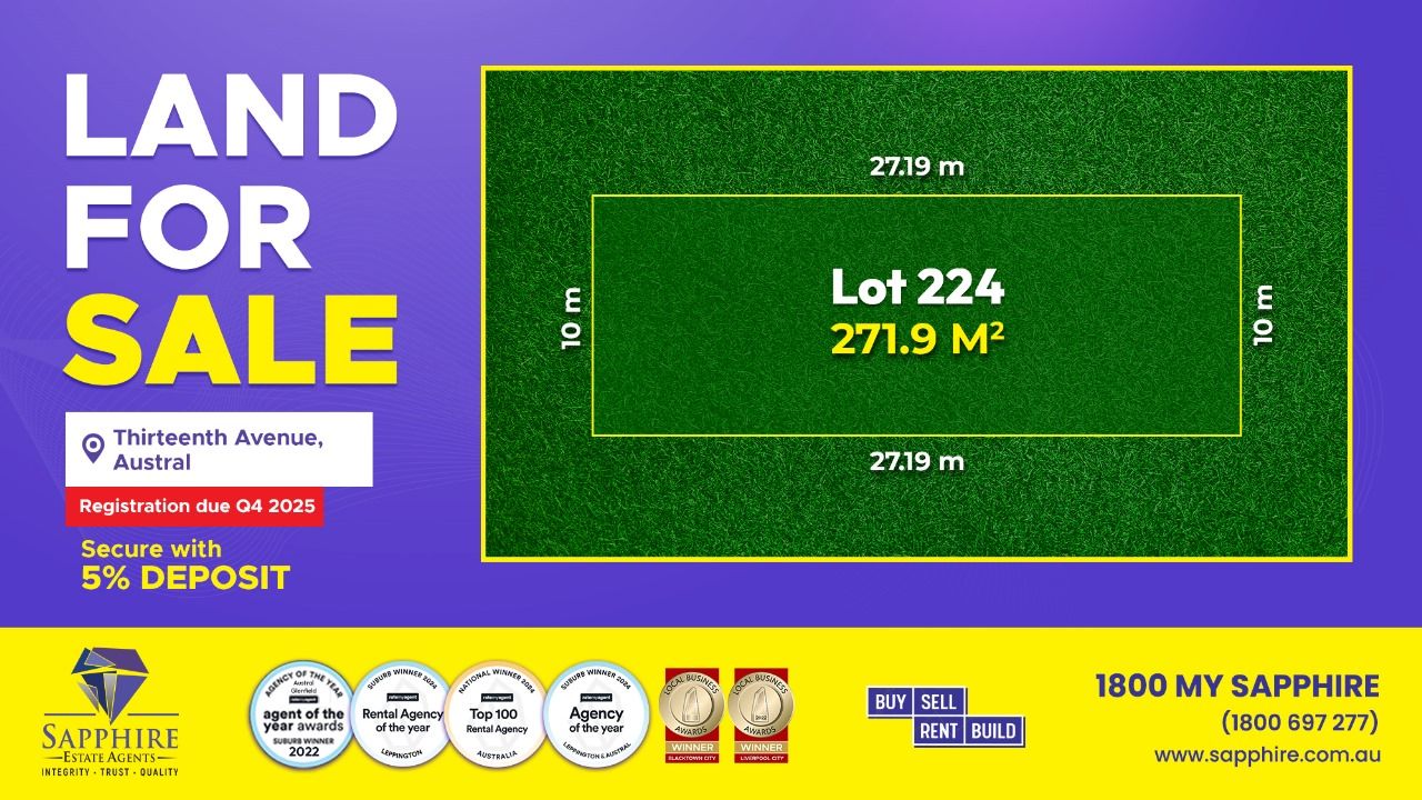 Vacant land in 224/50 Thirteenth Avenue, AUSTRAL NSW, 2179