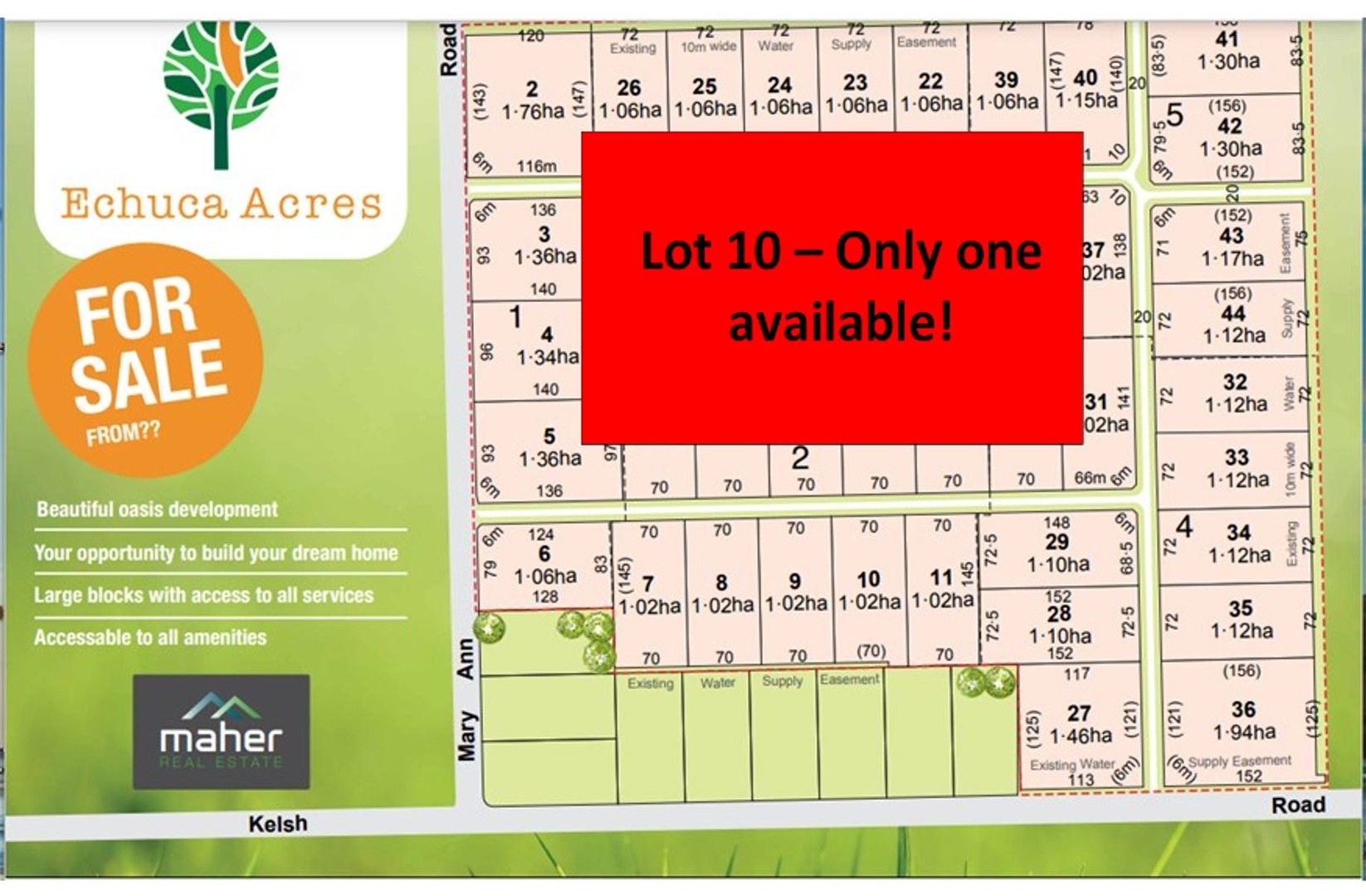 Lot 10, 36 Schoveler Street, Echuca VIC 3564, Image 0