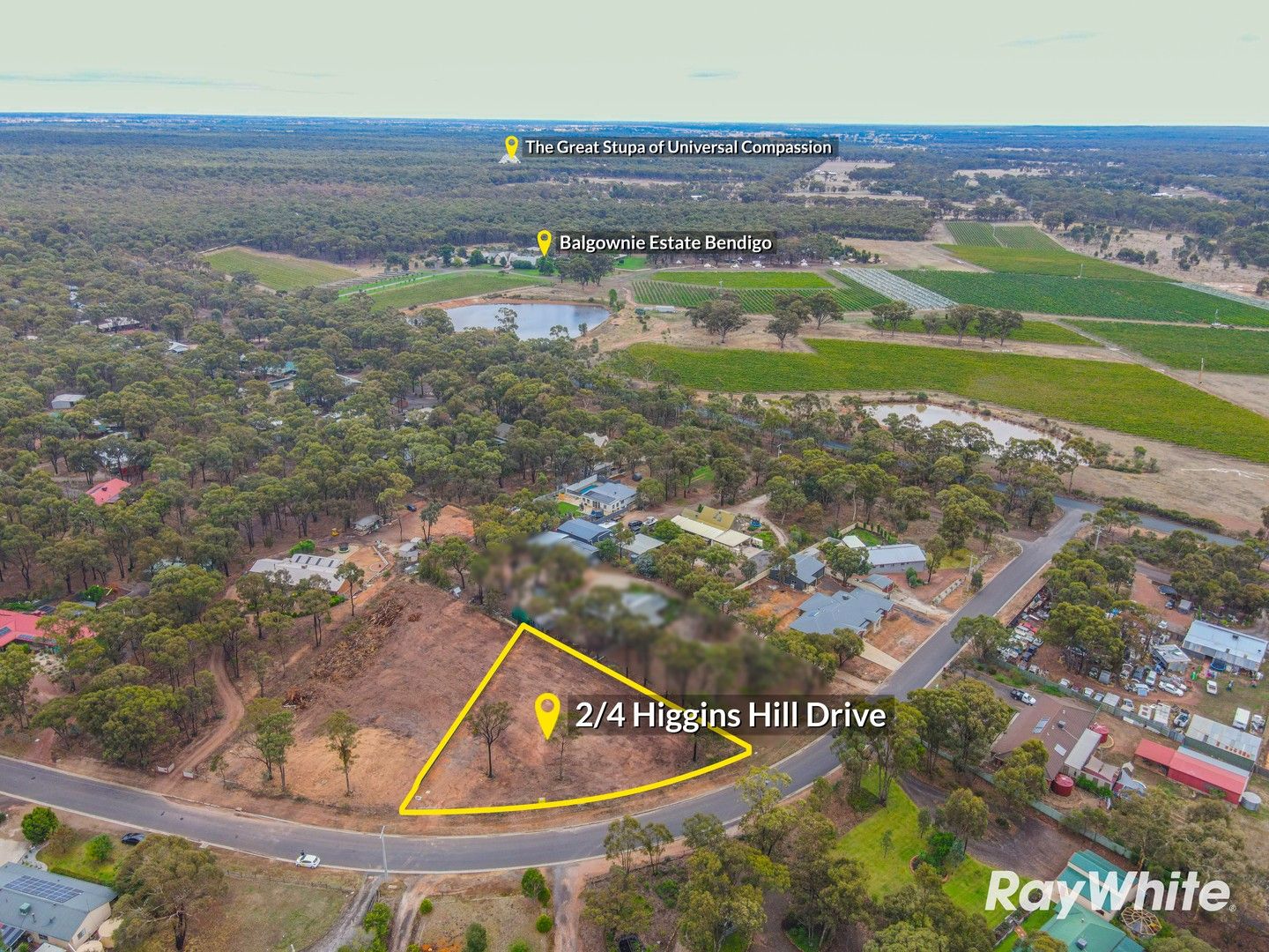 Vacant land in 2/4 Higgins Hill Drive, MAIDEN GULLY VIC, 3551