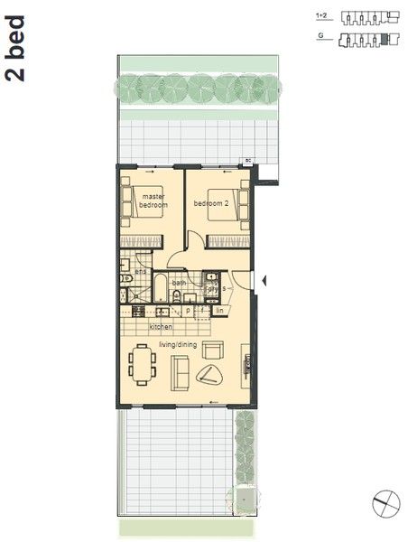 2 bedrooms Apartment / Unit / Flat in 2/16 Victa Street CAMPSIE NSW, 2194