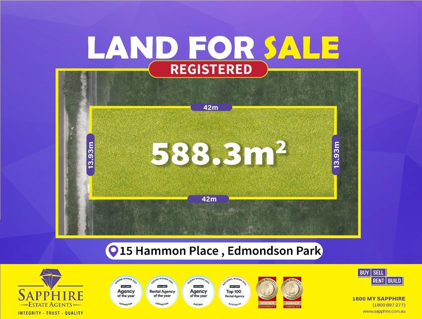 Vacant land in 15 Hammon Place, EDMONDSON PARK NSW, 2174