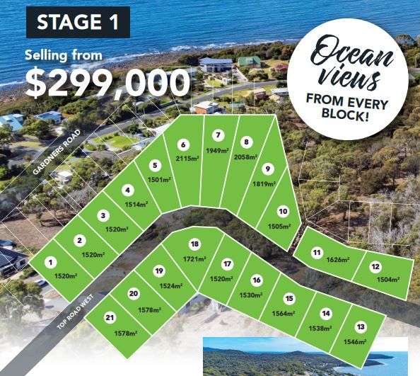 Vacant land in Top Road West Road, GREENS BEACH TAS, 7270