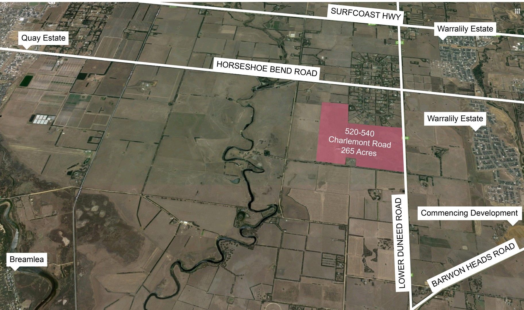 Acreage / Semi-Rural in 520-540 Charlemont Road, CONNEWARRE VIC, 3227