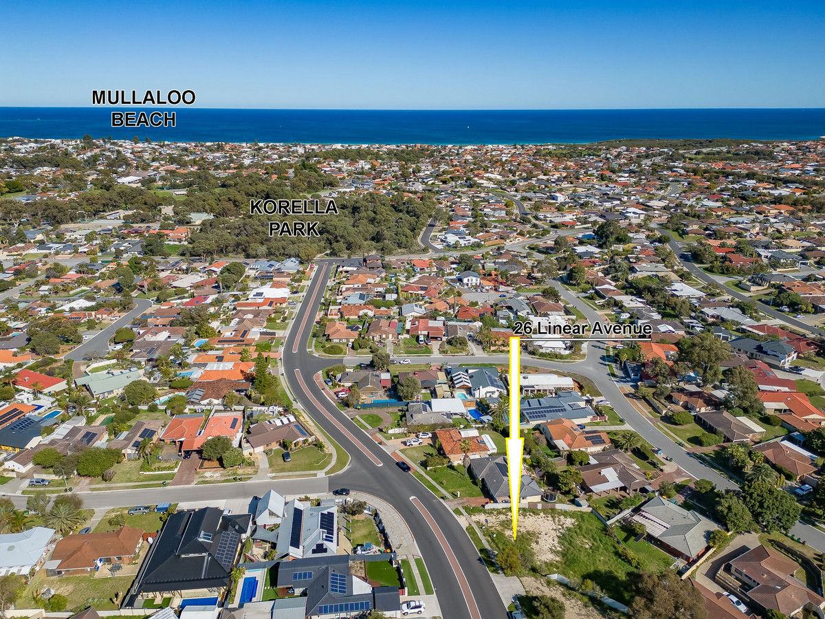 Vacant land in Lots 1 & 2, 26 Linear Avenue, MULLALOO WA, 6027