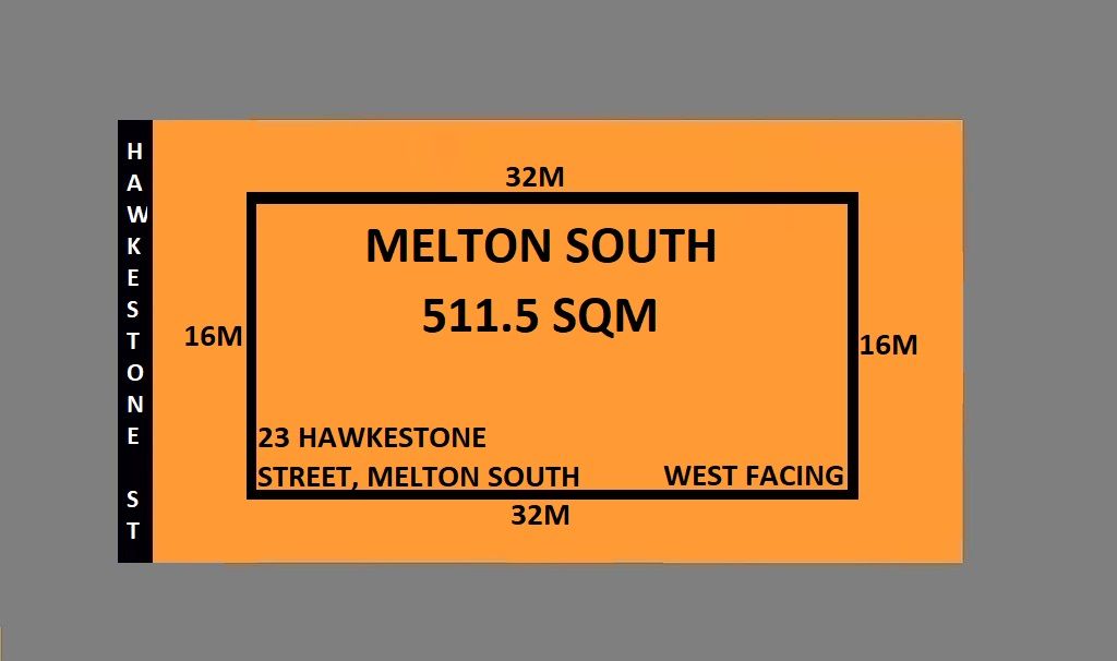 Vacant land in 23 Hawkestone Street, MELTON SOUTH VIC, 3338