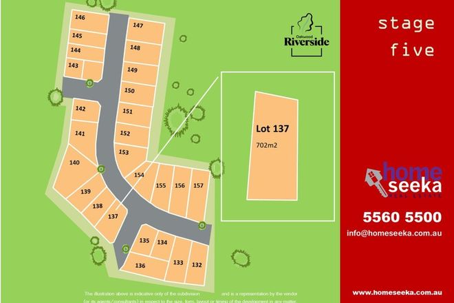 Picture of Stage 5 - Lot 137 Oakwood Rive/4 Moutray Street, WARRNAMBOOL VIC 3280