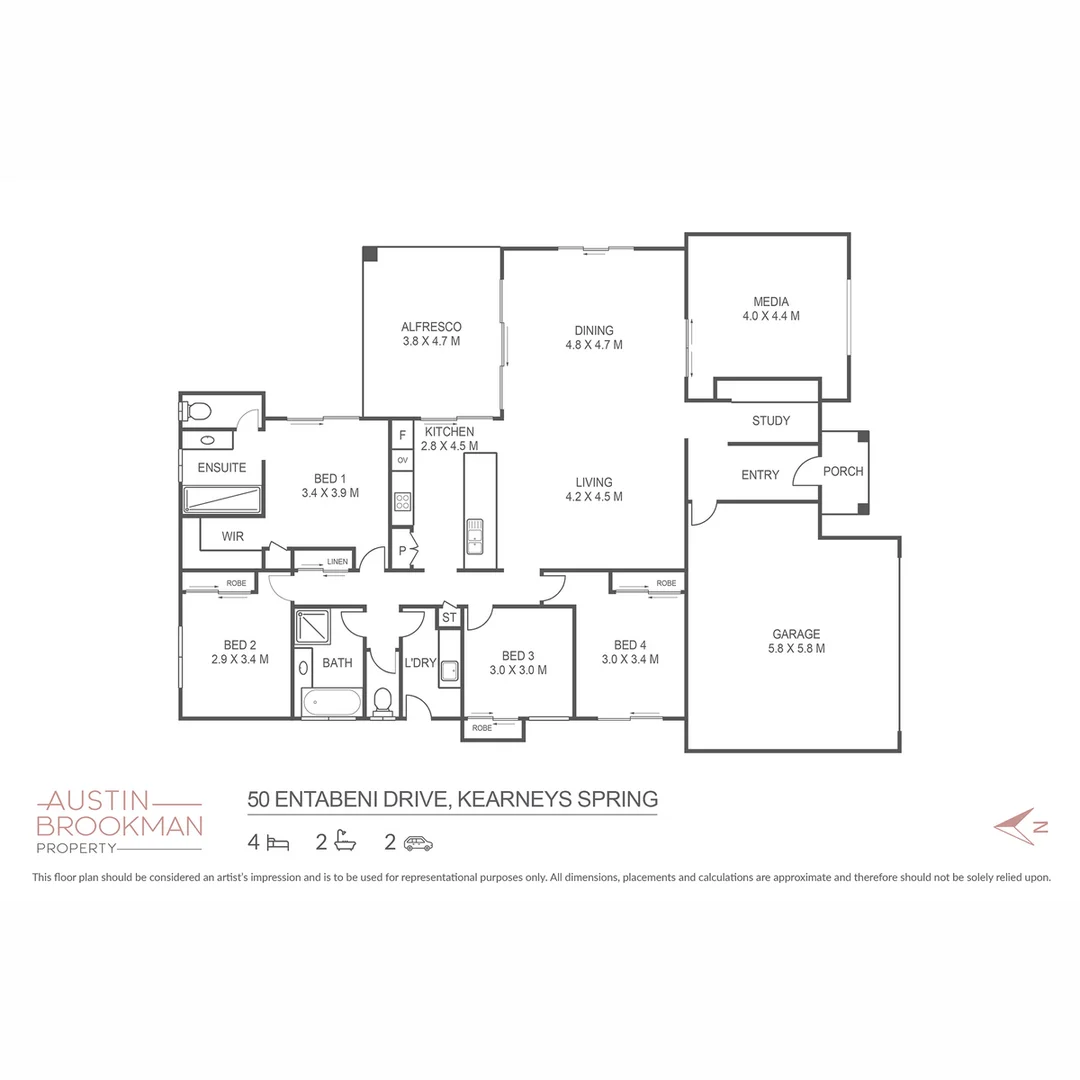 50 Entabeni Drive, Kearneys Spring QLD 4350 | Domain