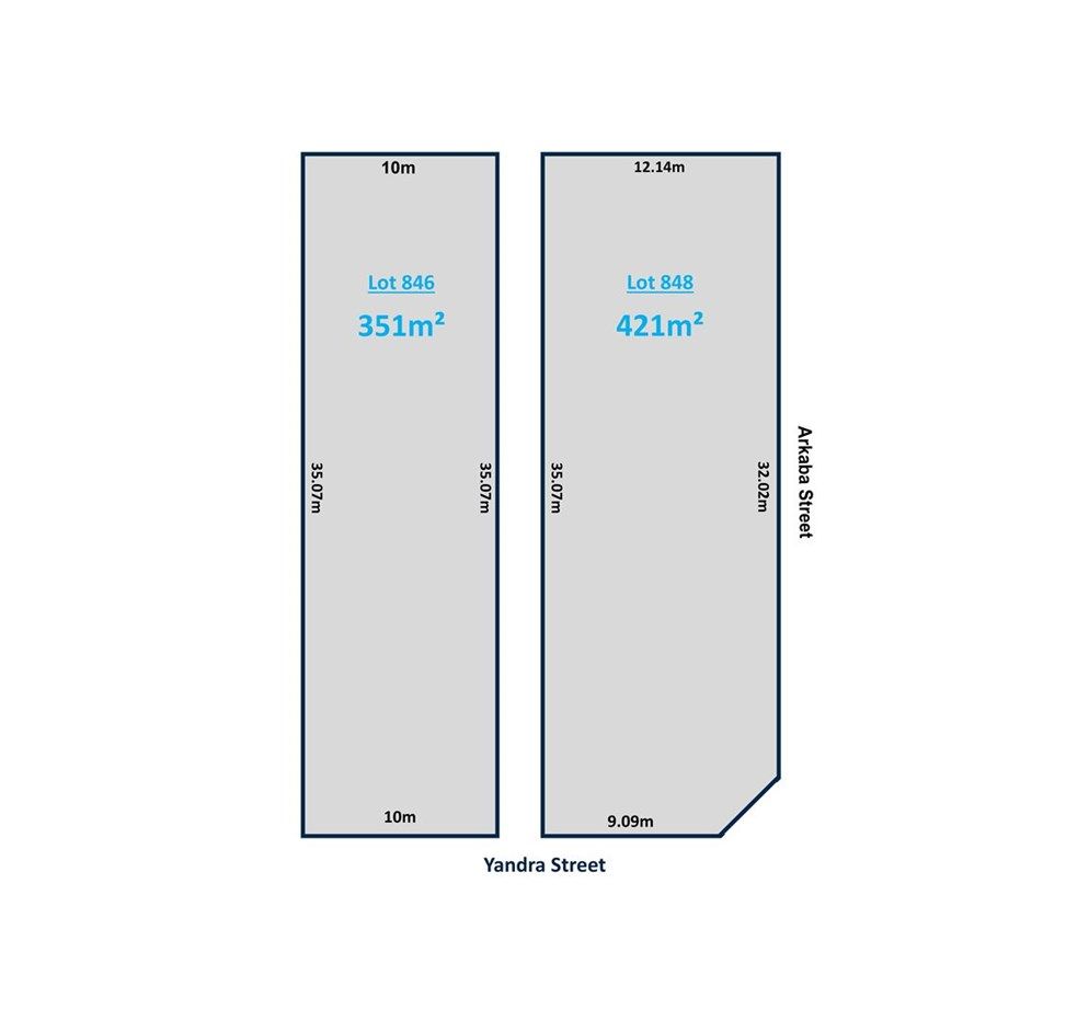 Lot 846 & 848 Yandra Street, Taperoo SA 5017, Image 0