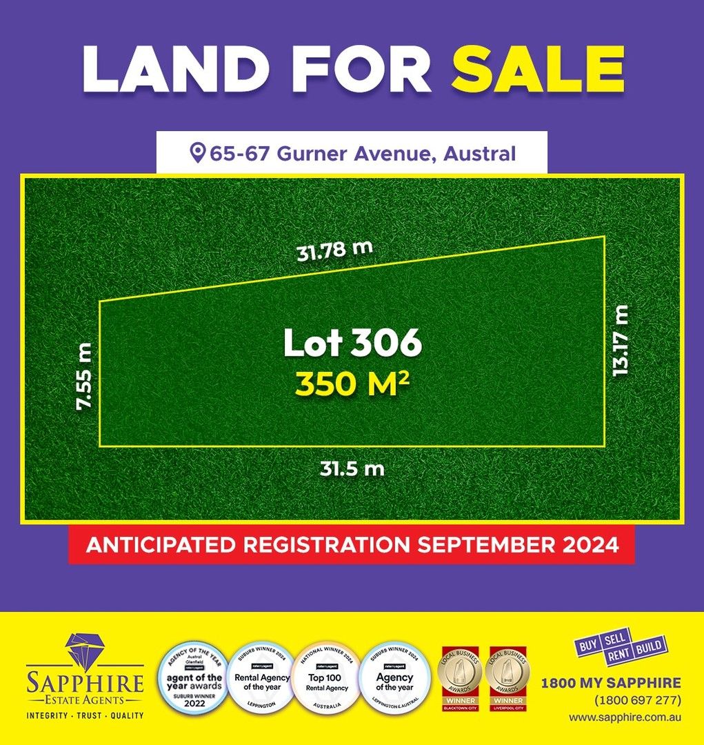 Vacant land in 306/65-67 Gurner Avenue, AUSTRAL NSW, 2179