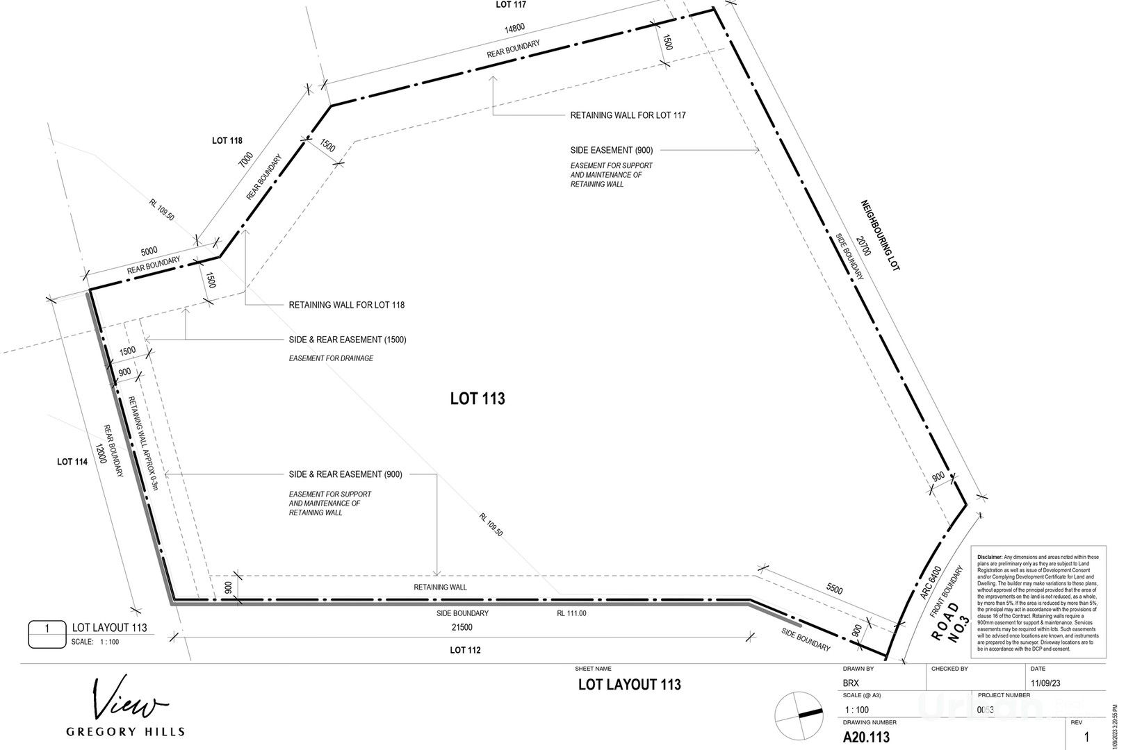 Vacant land in 113 Turner Road, GREGORY HILLS NSW, 2557