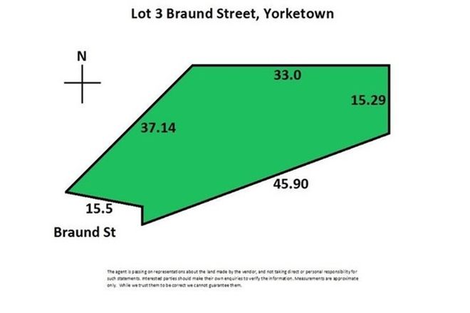 Picture of Lot 3 Braund Street, YORKETOWN SA 5576