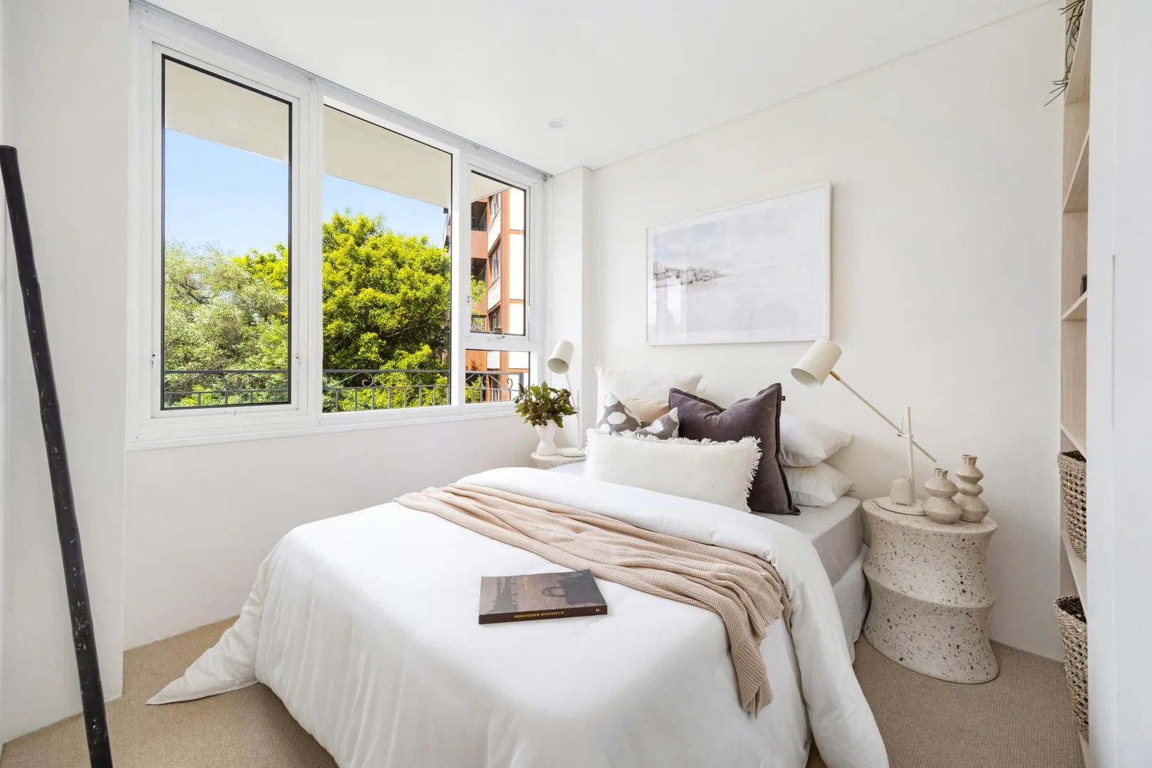 Stylish interiors of the Highland Towers apartment